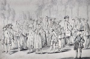 Promeneurs dans St. James